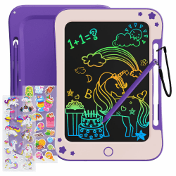 TEKFUN LCD Schreibtafel Kinder Spielzeug ab 3 4 5 6 7 Jahre alt Junge Mädchen, 8,5 Zoll Zaubertafel Maltafel für Geburtstag Weihnachten Geschenk (Violet)