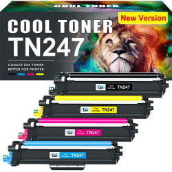 TN-243CMYK TN247 MFC L3750CDW Toner: für Brother DCP-L3550CDW Toner MFC-L3750CDW MFC-L3770CDW HL-L3210CW HL-L3230CDW MFC-L3710CW MFC-L3730CDN TN243CMYK TN 243CMKY 247 TN-247 TN-243 4er-Pack