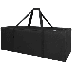 INFANZIA 155L Sporttasche, Große Wasserdicht Reisetasche mit Handschlaufe, Tragetasche mit Großer Kapazität, Stark und Langlebig, Geeignet für Sport, Fitness & Reisen, 106 x 38 x 38 cm, Schwarz