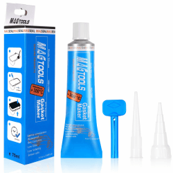 flintronic Dichtmasse Motor, Motordichtmasse, Zylinderkopfdichtung Dichtmittel, Ölbeständig Hochtemperatur Silikon Dichtmasse, Dichtsilikon Dichtungsmasse,für Autos Motorräder Reparatur(Schwarz-70ml)