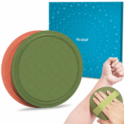 ACDOLF 2 Stück Peeling-Handschuhe - Hochwertige Exfoliating Gloves für effektives Körperpeeling, Tiefenreinigung & abgestorbene Hautentfernung, Peelinghandschuhe für Bad & Dusche