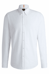 BOSS Herren Rickert M Regular-Fit Hemd aus Baumwolle mit Button-Down-Kragen