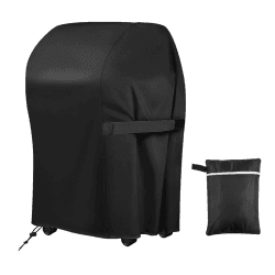 Victarvos Grillabdeckung 76 x 66 x 110 cm, Gasgrill Abdeckung Wasserdicht für 2-Flammigen Grill, Grill Abdeckhaube Wetterfest Schützt vor Staub, Schnee, Regen und Schmutz, Schwarz
