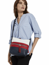 TOM TAILOR bags Ellen Damen Umhängetasche Crossbody Bag Mittelgroß Grey