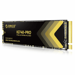 ORICO Industrielle 2TB M.2 NVMe SSD, Bis zu 7450MB/s, PCIe 4.0 M2 SSD mit TLC 3D NAND und innovativem Kühlkörper, für Edge Computing, Industrie-PC, Personal Laptop und PS5 - IG740PRO