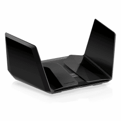 Netgear RAXE500 WiFi 6E WLAN Router 12-Stream | AXE11000 Tri-Band WLAN-Geschwindigkeit bis zu 10,8 GBit/s | Neuestes 6 GHz Funkband | Nighthawk WiFi 6 Router mit WLAN-Abdeckung bis 200 m²