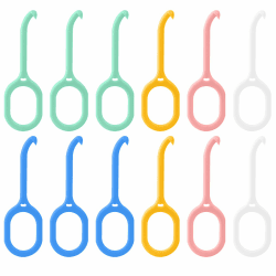 OFFCUP Aligner Entfernungswerkzeug, 12 Stück Unsichtbare Zahnentfernung Aligner Removal Tool, Entferner für Unsichtbare Zahnspangen Entfernungswerkzeug Zahnspange Entferner für Zahnspangen (Oval)