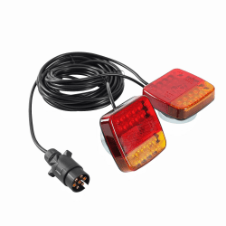 Woola Anhänger Beleuchtung Set LED, Rückleuchten Anhänger 12V Anhang Rucklicht LED inkl Kabelsatz Anhaenger 7 Polig 7,5m,Beleuchtung Anhänger Landwirtschaft