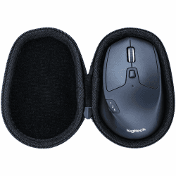 Lebakort Hart Schutz Hülle Etui Tasche für Logitech M720 Triathlon Multi-Device Kabellose Bluetooth Maus