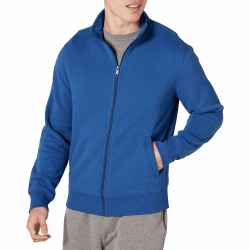 Amazon Essentials Herren Fleece-Jacke mit durchgehendem Reißverschluss