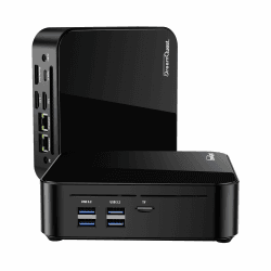 DreamQuest Mini PC Windows 11 Pro Intel N150 (up to 3,6 GHz) 32GB DDR4 1TB M.2 SSD (max 4TB) Micro Desktop Computer mit HDMI Tpye-C Port, 2X Gigabit Ethernet/WiFi 5/BT 5/USB3.2 X4 für Business Office