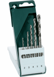 Bosch Accessories 5tlg. Metallbohrer-Set HSS-G geschliffen mit 1/4 Zoll-Sechskantschaft