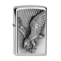 Zippo Feuerzeug 2003979 Eagle Benzinfeuerzeug, Messing