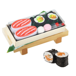AGRIMONY Lustige Socken in Sushi-Form Herren Damen-Geschenke für Männer Lustig witzige Bunte Verrückte Socken japanische Geschenkideen