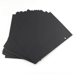 YILEEY Fotoalbum Schwarze Seiten Scrapbooking Papier 26x17.5cm, Schwarze Nachfüll Seiten für Scrapbooking Album 28 x 21cm, Packung mit 20
