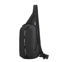 UMydeal Brusttasche Sling Bag Herren Schultertasch Fit 9,7 Zoll iPad, Wasserdicht Sling Rucksack Men Crossbody Bag für Arbeit Reisen Wandern Sport