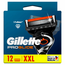 Gillette ProGlide Rasierklingen für Rasierer, 12 Ersatzklingen für Nassrasierer Herren mit 5-fach Klinge