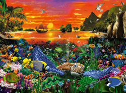 Ravensburger Puzzle 12000225 - Schildkröte im Riff - 500 Teile Puzzle für Erwachsene und Kinder ab 10 Jahren, Puzzle mit Unterwasserwelt-Motiv
