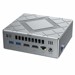 NiPoGi CK10 Mini PC Ιntel Core i5-12450H(Besser als 11390H,8C/12T, bis zu 4,4GHz) Mini Computer 1TB M.2 NVMe SSD+32GB RAM(Dual Channel,3200MHz),4K UHD/HDMI+VGA Triple Display/WiFi6/BT5.2/Type C/RJ45
