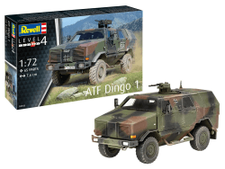 Revell Modellbausatz I ATF Dingo 1 I Detailreicher Level 4 Militärbausatz I 65 Teile I Maßstab 1:72 I für Kinder und Erwachsene ab 12 Jahren