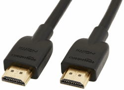 Amazon Basics High-Speed-HDMI-A - HDMI-A Kabel, CL3-zertifiziert, Standard 2.0, 3 m, schwarz