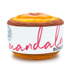Lion Brand Yarn Mandala Bonus Bundle Garn, Elektro