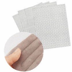 4Pcs Maschendraht Filtersieb, Edelstahlgewebe, 21x30cm Edelstahl-Drahtgeflecht, Maschendraht, Drahtgeflecht, Drahtgitter, Edelstahl Fliegengitter, Maschendraht Metall, aus 304 Edelstahl