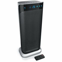 Brandson - Heizlüfter mit Fernbedienung - Preisträger 2025 - energiesparend leise, 2000 Watt Keramik-Heizlüfter Badezimmer - Schnellheizer mit Oszillationsfunktion - Heizung Heater - GS zertifiziert