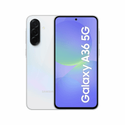 Samsung Galaxy A36 5G AI Smartphone ohne Vertrag, Simlockfreies AI Handy mit Android, 8 GB RAM, 256 GB Speicher, 50-MP-Kamera, Awesome White, 2,5 Jahre Herstellergarantie [Exklusiv auf Amazon]