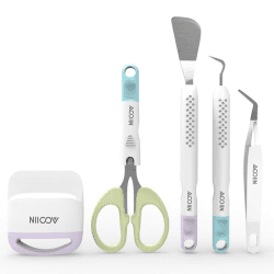 Grundlegendes Set für Cricut Basiswerkzeuge Kit Vinyl Plotter Zubehör Basic Tool zur Joy Werkzeug für Cricut/Silhouette/Siser/Oracal 631 651 751 Vinyl