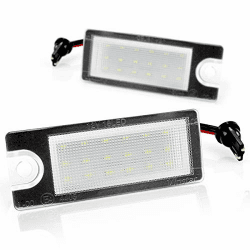 LIGHTDELUX LED Kennzeichenbeleuchtung Nummernschildbeleuchtung Kennzeichen mit Zulassung Canbus Plug&Play V-03250