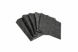 Terrassenpads 90 x 90 mm x 3mm 6mm 8mm 10mm 20mm | Unterleger aus Gummigranulat | Stärke und Menge auswählen (90 x 90 x 10mm Menge: 25 Stück) 90mm x 90mm x 10mm - 25 Stück Schwarz
