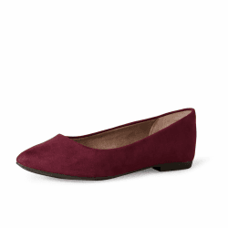 Amazon Essentials Damen Ballerinas mit spitzem Zehenbereich 40 EU Maronibraun