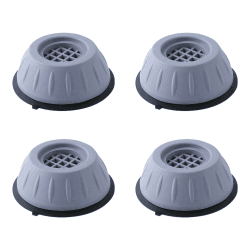 Bailinks Anti-Vibrations-Gummifüße für Waschmaschinen, 4 rutschfeste Gummipuffer, leise Füße für Waschmaschinen und Trockner, Kühlschränke, erhöhte Höhe und reduzierter Lärm