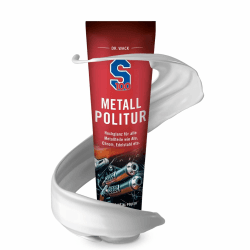 DR. WACK S100 Metallpolitur 100 ml - Polierpaste für Metallteile - Effektive Motorradpolitur & Kratzer-Entfernung - Poliermittel für alle Metalle geeignet - Hochwertige Motorradpflege