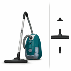 Rowenta RO3143 Power XXL, Bodenstaubsauger mit Beutel, Petrol/Grau, 900 W, 4.5 liters