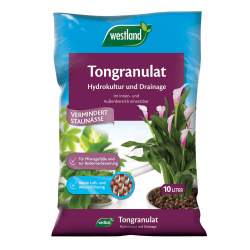 Westland Tongranulat, 10 l – Pflanzgranulat ideal für Hydrokultur, Drainage Substrat ohne chemische Zusätze, für Innen- und Außenbereich, Braun