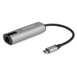 StarTech.com 2.5GbE USB-C auf Netzwerk Adapter - USB-C 3.0 2.5/1 Gbit/s und 100 Mbit/s Multigeschwindigkeits NIC - USB-C/Thunderbolt 3 3.1 Laptop auf RJ45/LAN - MacBook Pro, Surface (US2GC30)