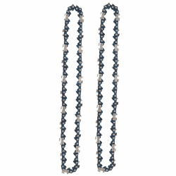 AICOYA 2 Stück Sägeketten 1/4" 45 Antriebsglieder 1.1mm kompatibel mit 8" Kettensäge 24cm bar 043