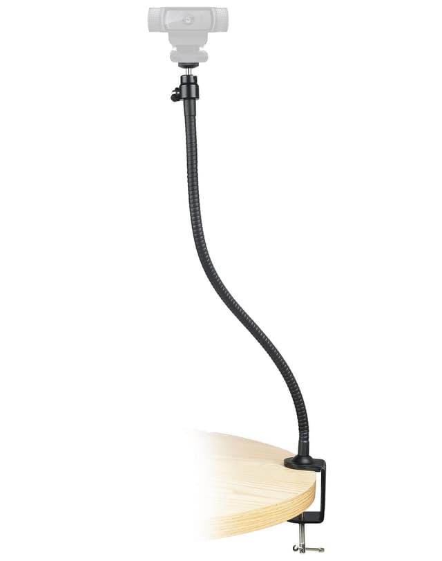 AYIZON Webcam Halterung, Kamera Klemme Halter für Logitech Webcam Brio 4 K, c925e, C922 X, C922, C930e, C930, C920, C615-64 cm Länge
