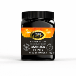 Pure Gold Manuka Honig 100+ MGO zertifiziert, Premium Neuseeland Manuka Honey 1kg