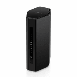 NETGEAR Nighthawk Tri-Band WiFi 7-Router (RS300) | Dual-Band Glasfaser Router | – BE9300 WLAN-Geschwindigkeit (bis zu 9,3 GBit/s) – Abdeckung von bis zu 175 m²,100 Geräte – 2,5-Gig-Internetanschluss