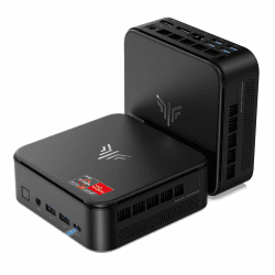 E3B Mini PC AMD Ryzen 7 5875U(Bis zu 4,5GHz) 16GB DDR4 512GB SSD mit Radeon RX Vega 8 Graphics Micro Desktop Computer Für Büro/Heimkino/Meeting/Business/Trip |WiFi 6|BT 5.2|USB3.2