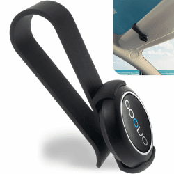 Halterung für Sonnenblende passend für Ooono Co-Driver No.1 Mount Clip für Sonnenblende Halter (Schwarz) (Für Ooono No.1)
