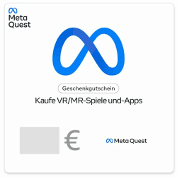 Digitaler Meta Quest-Geschenkgutschein – für Apps, Spiele und Erlebnisse – für Deutschland – per E-Mail 15 Meta Quest