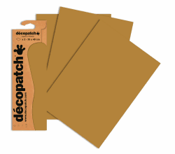 Decopatch Papier No. 229 (gold Uni, 395 x 298 mm) 3er Pack