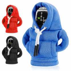 GLEEMEN Schaltknauf Hoodie, Auto Schaltknauf Abdeckung, Mini Hoodie für Gangschaltung, Kleiner Hoodie für Gangschaltung, Schaltknauf Überzug für Auto Dekoratives