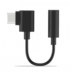Cubilux Rechter Winkel USB C Kopfhörer Adapter [192KHz 24-bit DAC] Type C zu 3,5mm Klinke Audio Adapter für iPhone 16/16+15+ Pro Max, iPad Pro iPad 10,Samsung S25/S24/S23 Tab S9/S8/S7,Pixel 9/8/7 Pro