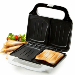 Domo DO9056C Sandwichmaker XL, 900 W, weiß