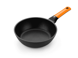 BRA Efficient Orange | Honda 20 cm Bratpfanne, Aluminiumguss mit Platinum Plus Antihaftbeschichtung, Honda, geeignet für alle Herdarten einschließlich Induktion, PFOA-frei